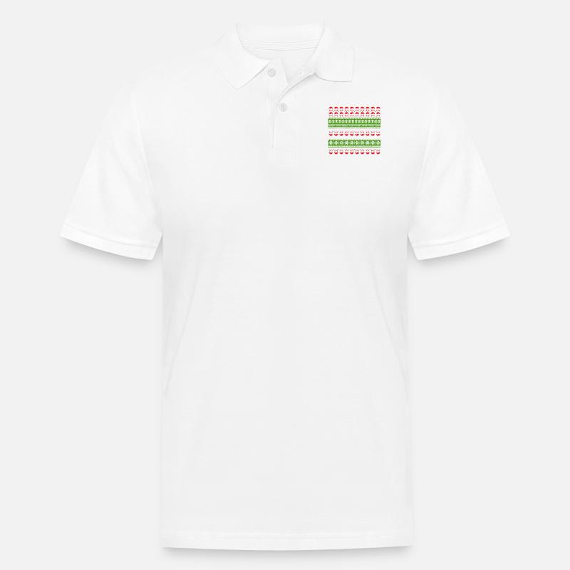 ugly christmas' Men's Pique Polo Shirt 